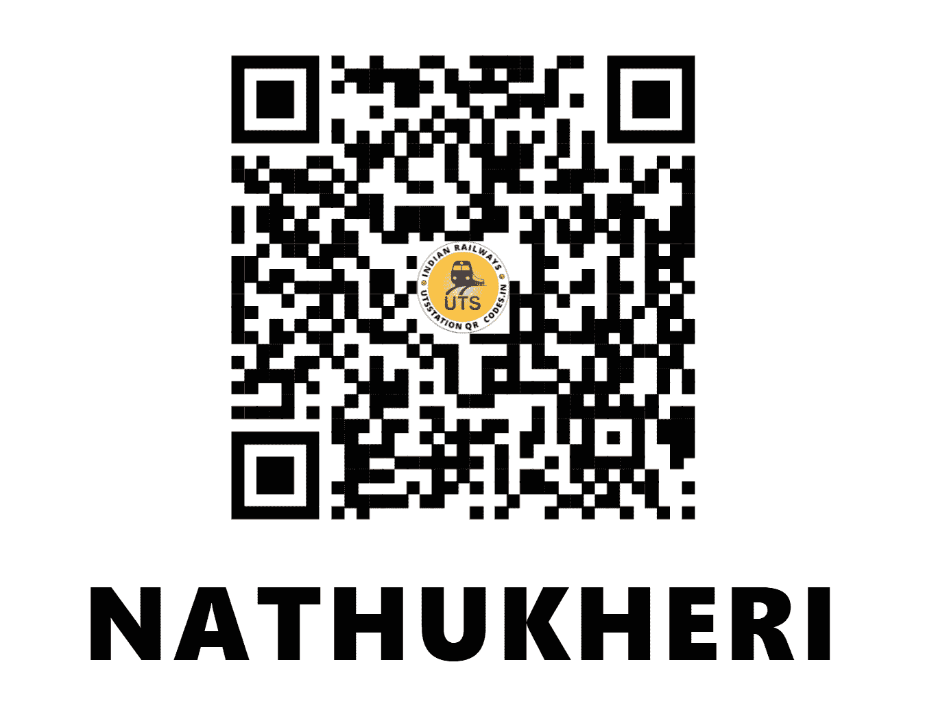 UTS QR Code for NATHUKHERI - NKH - WC (MADHYA PRADESH)